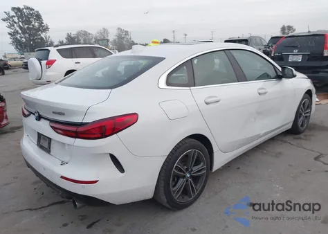 2021 BMW 228I Gran Coupe Sdrive z USA, uszkodzony, nr VIN WBA53AK00M7H40306